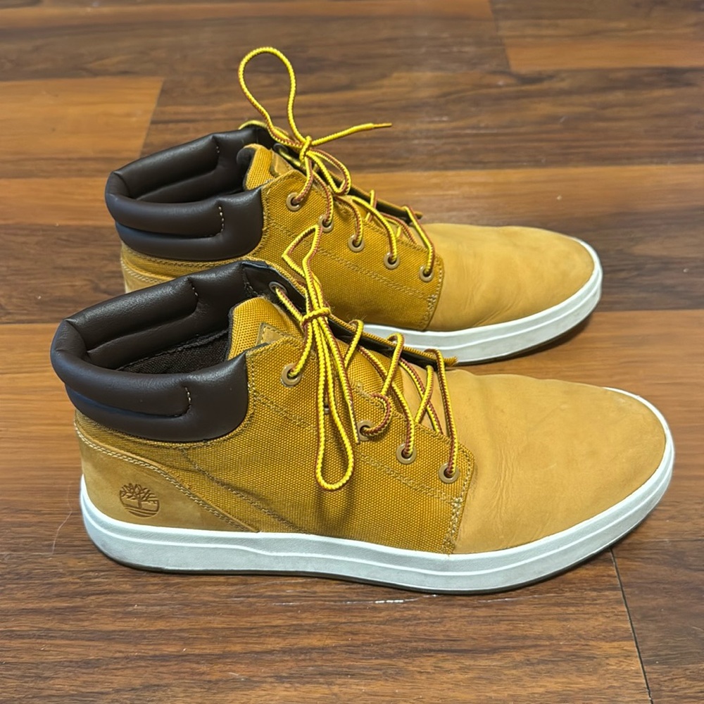 Timberland Davis Square Leather/Fabric Chukka Boots